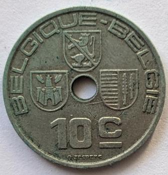 10 Centimes 1939, Legende-Belgique-Belgie, BELGIEN