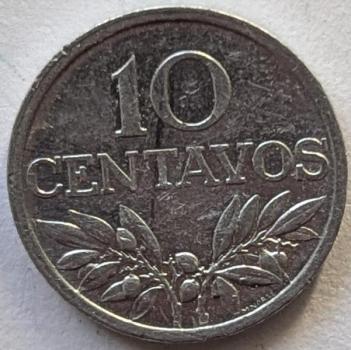 10 Centavos 1971, Portugal