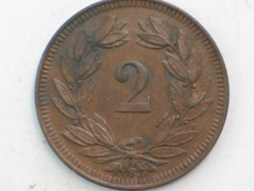 2 Rappen 1918, Schweiz