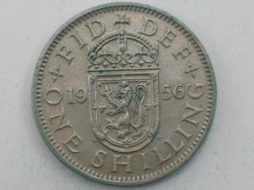 1 Schilling 1956, Großbritannien