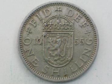 1 Schilling 1955, Großbritannien