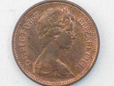 Preview: 1 New Penny 1977, Königin Elizabeth II. , Großbritannien