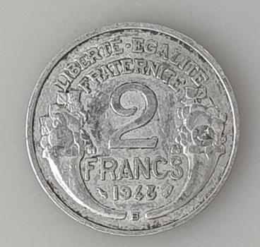 2 Francs 1948 B, Frankreich