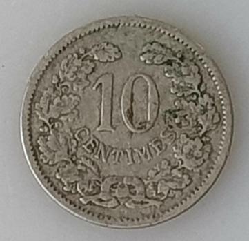 10 Centimes 1901, Großherzogtum Luxemburg