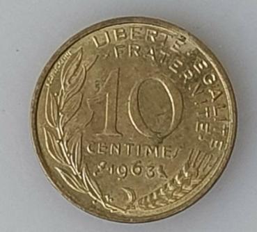 10 Francs 1963, Frankreich
