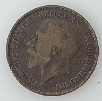 Preview: 1 Penny -One Penny- 1915, König Georg V, Großbritannien aus Bronze
