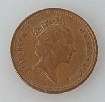 1 Penny 1986, Königin Elizabeth II. , Großbritannien