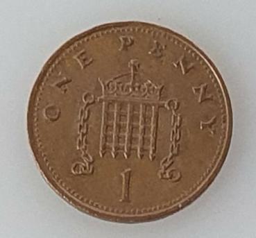 Preview: 1 Penny 1986, Königin Elizabeth II. , Großbritannien