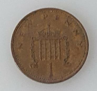 Preview: 1/2 New Penny -Half Penny- 1971, Königin Elisabeth II, Großbritannien