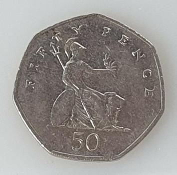 Preview: 50 Pence 2004, Königin Elisabeth II, Großbritannien