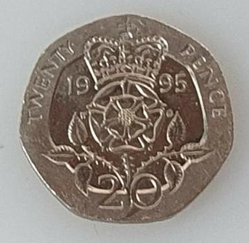 Preview: 20 Pence -Twenty Pence- 1995, Königin Elisabeth II, Großbritannien