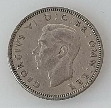 1 Schilling -One Shilling 1948, König Georg VI Großbritannien, Schottisches Wappen