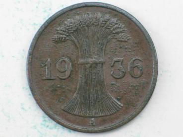 1 Reichspfennig 1936, Deutschland Weimarer Republik
