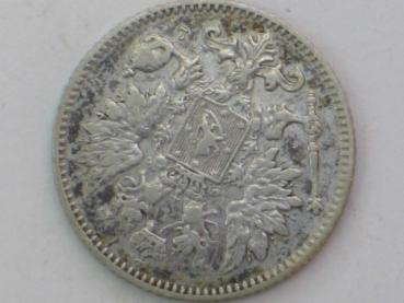 25 Pennia 1898, Finnland, Silber 750er