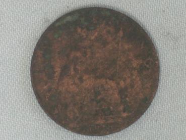 1 Farthing 1918, König George V, Großbritannien aus Bronze