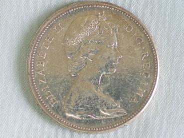 1 Dollar "Elizabeth II - Wildgans" 1967 aus 800er Silber