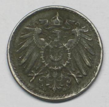 Preview: 5 Pfennig Kaiserreich 1917 G aus CuNi