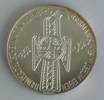 Medaille "Germanisches Museum" aus 999,9 Silber Gedenkprägung "40 Jahre Gedenkmünze" Silberunze