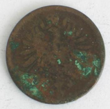 2 Pfennig Kaiserreich 1875 - aus Bronze