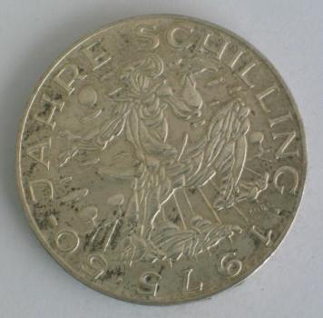 Preview: 100 Schilling Österreich "50 Jahre Schilling", 1975, Silbermünze