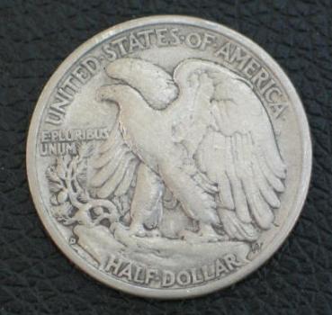 Half Dollar, 1/2 Dollar "Liberty" 1941 USA 900er Silbermünze