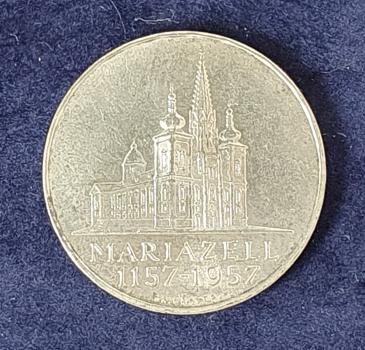 25 Schilling Österreich "Mariazell" 800er Silbermünze