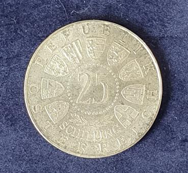 Preview: 25 Schilling Österreich "Mariazell" 800er Silbermünze
