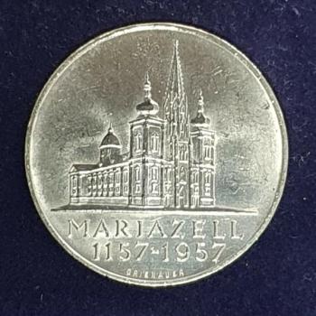 25 Schilling Österreich "Mariazell" 800er Silbermünze