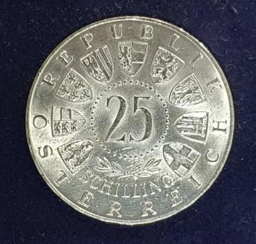 25 Schilling Österreich "Mariazell" 800er Silbermünze