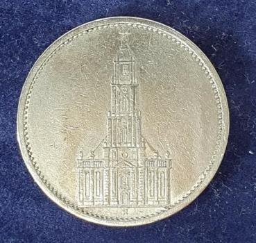 5 Reichsmark "Garnisonskirche" Drittes Reich 1935 A aus 900er Silber