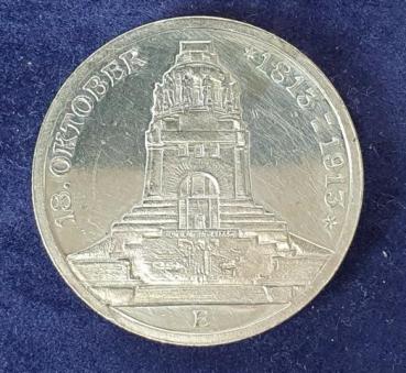 3 Mark Völkerschlacht bei Leipzig 1913 E, 900er Silbermünze
