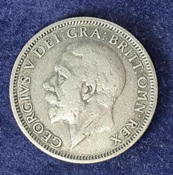 1 Schilling "George V" 1926, Silber 500