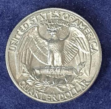 Preview: 1/4 Dollar 1964, Washington Quarter, USA aus 900er Silber