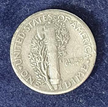 Preview: One Mercury Dime 1941 USA, Silber 900