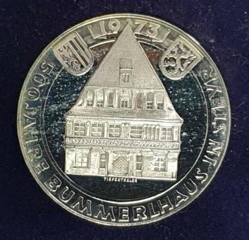 50 Schilling "500 Jahre Bummerlhaus in Steyr" 1973, Österreich 900er Silbermünze