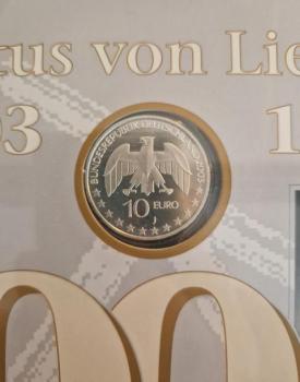 Numisblatt 02/2003 mit Gedenkmünze 10 EUR Justus von Liebig 925er Silber