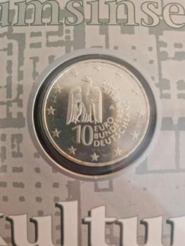 Preview: Numisblatt 04/2002 mit Gedenkmünze 10 EUR Museumsinsel Berlin 925er Silber
