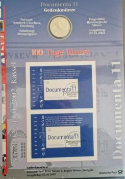 Numisblatt 03/2002 mit Gedenkmünze 10 EUR Documenta 11 925er Silber