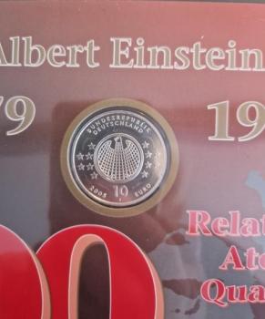 Preview: Numisblatt 03/2005 mit Gedenkmünze 10 EUR Albert Einstein 925er Silber