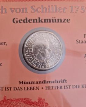 Preview: Numisblatt 02/2005 mit Gedenkmünze 10 EUR Friedrich von Schiller 925er Silber