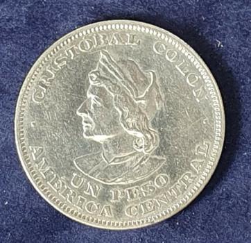 1 Pesos 1908, El Salvador