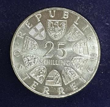 Preview: 25 Schilling 1971, Wiener Börse, Österreich, Silber 800