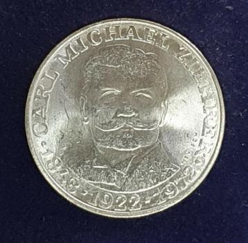 25 Schilling "50. Todestag von Carl Michael Ziehrer" 1972, Österreich 800er Silbermünze