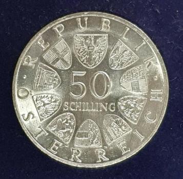 Preview: 50 Schilling 1519 - 1969 Maximilian I 450. Todestag