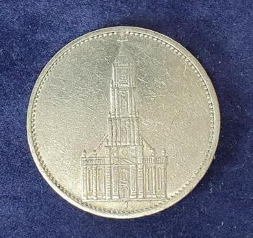 5 Reichsmark "Garnisonskirche" Drittes Reich 1935 J aus 900er Silber