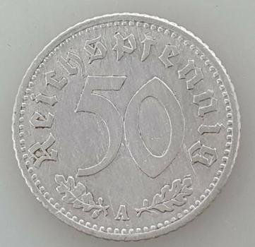 50 Pfennig 1935 A aus Aluminium -Drittes Reich-