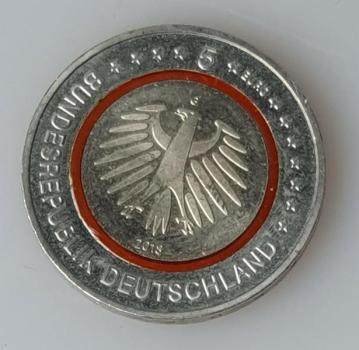 Preview: 5-Euro-Sammlermünze  - Subtropische Zone - Prägestätte G