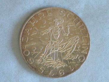 100 Schilling Österreich "50 Jahre Schilling", 1975, Silbermünze