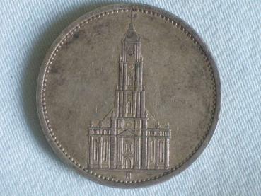 Preview: 5 Reichsmark Drittes Reich 1935 A "Garnisonskirche" aus 900er Silber