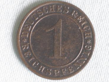 1 Reichspfennig 1935 G aus Bronze Weimarer Republik